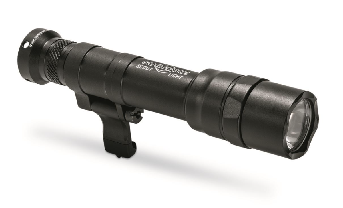 SureFire M640-Pro Dual Fuel Scout Light w/Picatinny Rail/M-LOK Swivel Mount M640DFT-BK-PRO